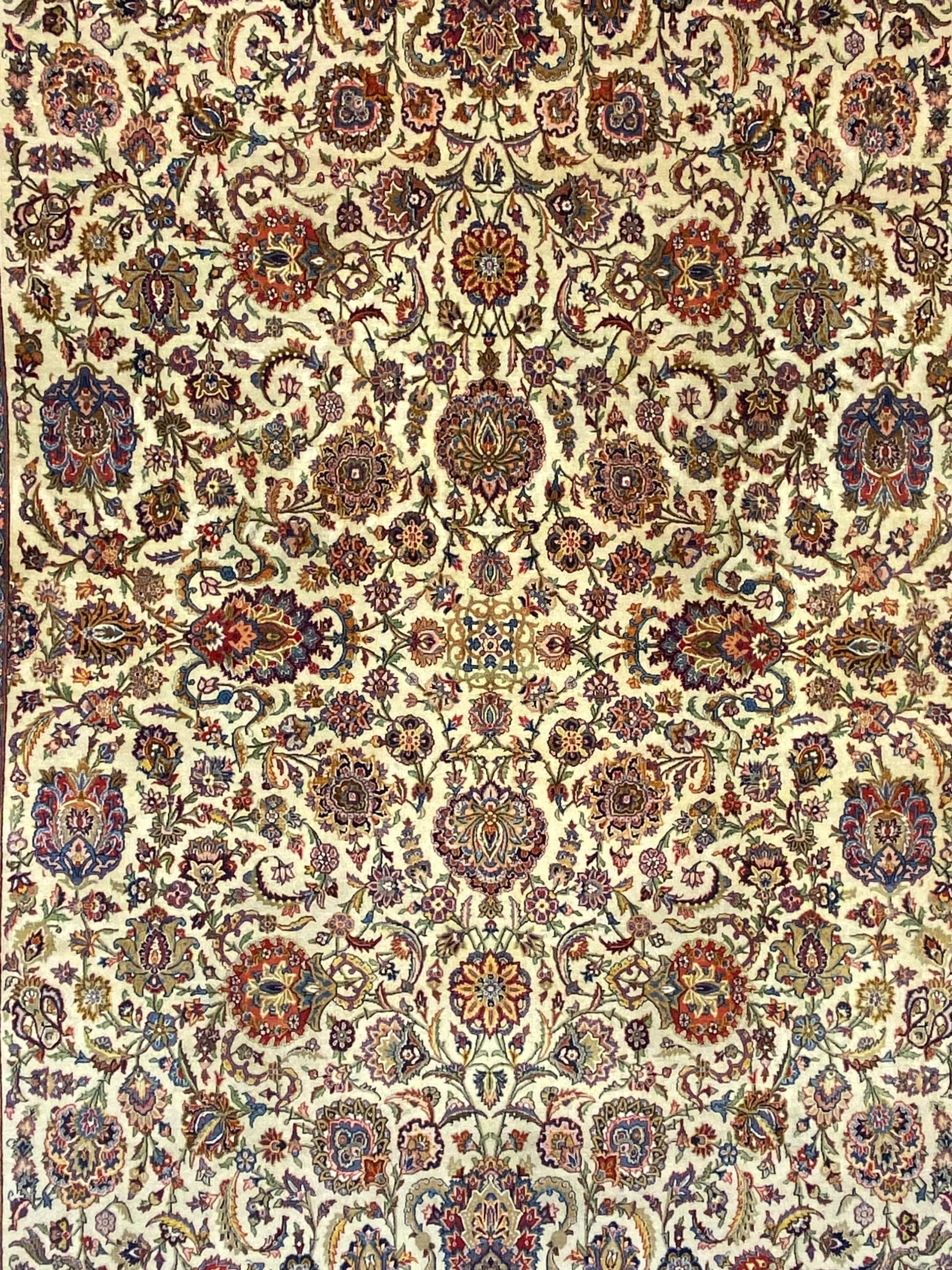 Vintage Kashan Carpet